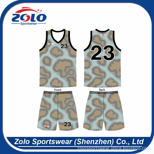 High quality preferential price brand school plain basketball jerseys